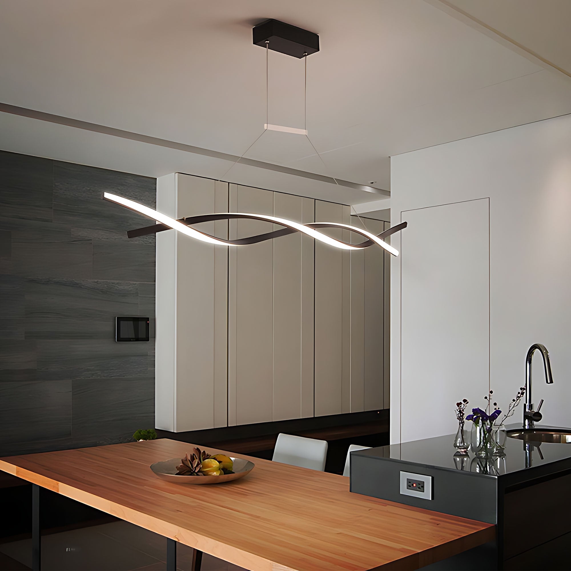 Lampa Sufitowa Wisząca Led Lhj020-cp Czarna  20