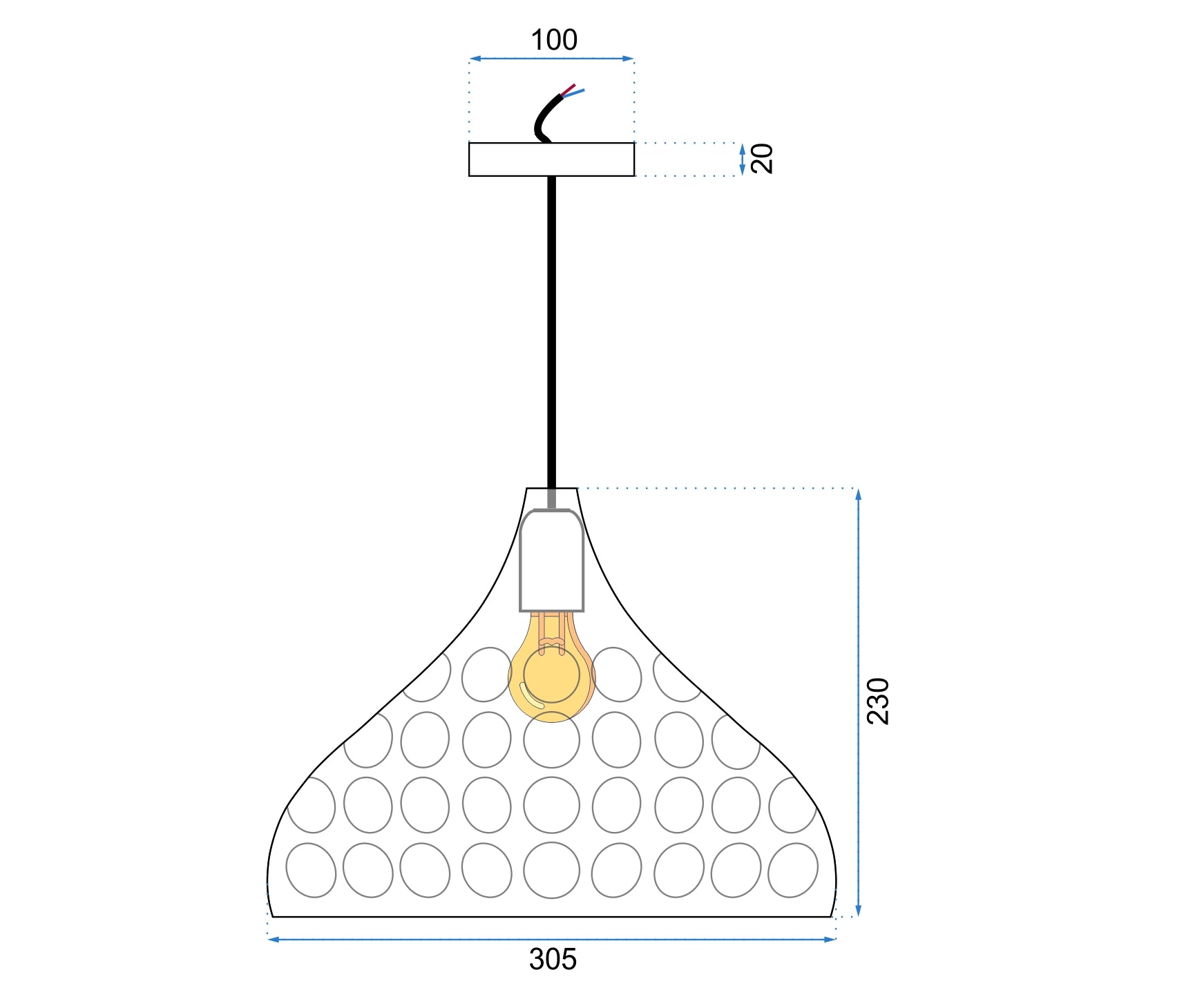 Lampa sufitowa lustrzana APP272-1CP SREBRNA  6
