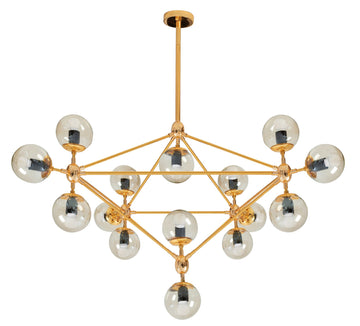 Lampa wisząca sufitowa Złota APP267-15C