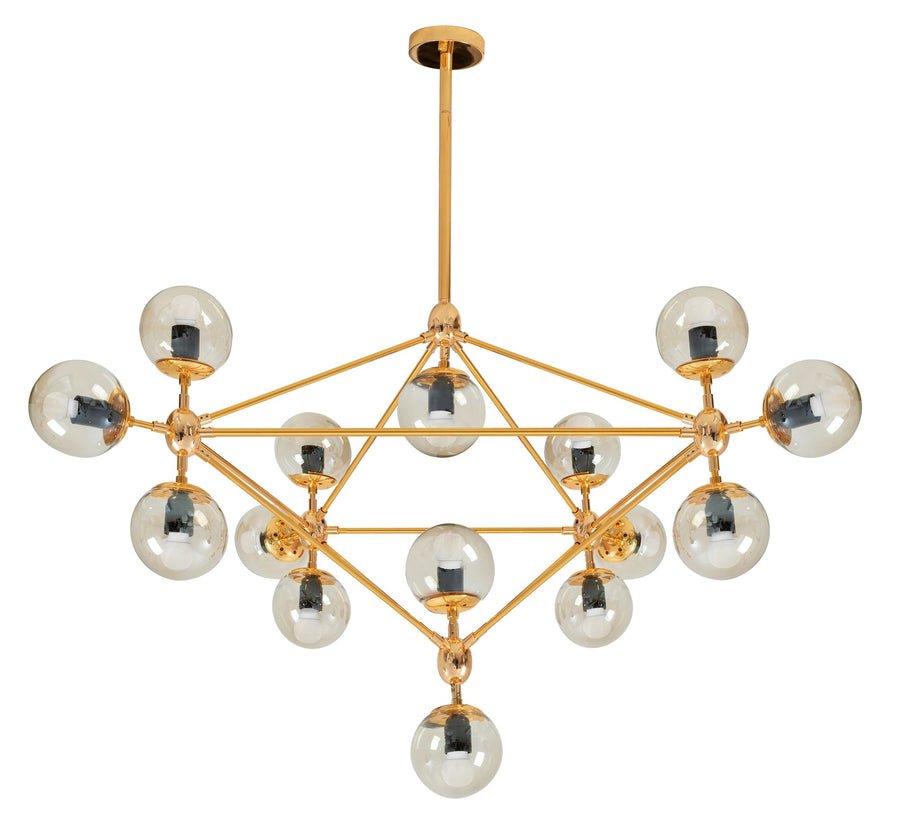 Lampa wisząca sufitowa Złota APP267-15C