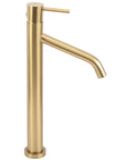 Bateria Umywalkowa REA LEVEL Szczotkowana Złota Wysoka Brush Gold