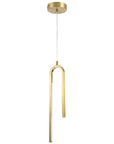 Lampa wisząca LED APP1803-CP Złota Szczotkowana  1