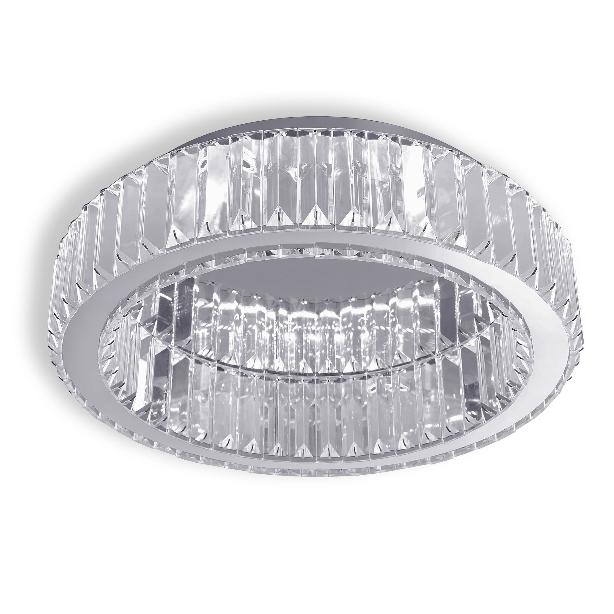 Lampa Kryształowa Plafon App1742-c 40 Cm Chrom  1