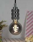 Lampa Sufitowa Wisząca Oprawka APP342-1CP CZARNA