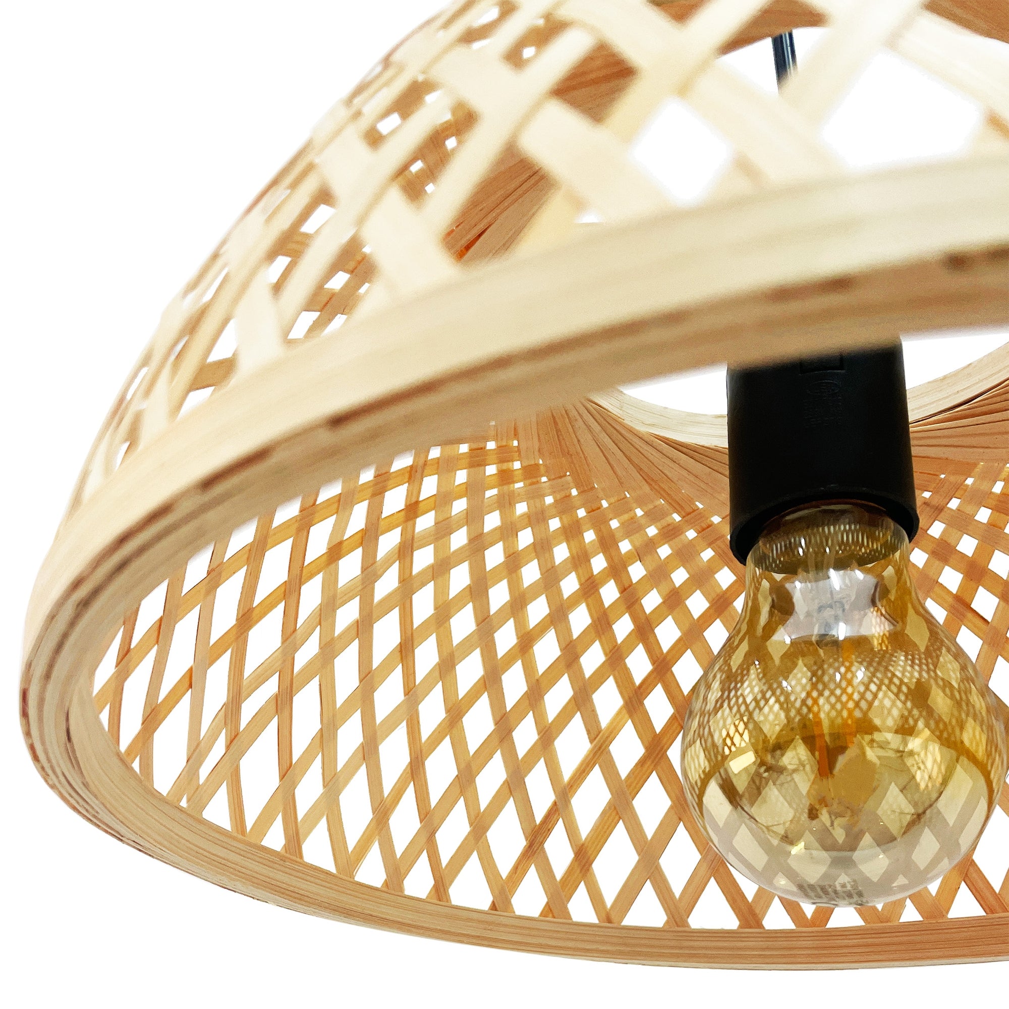 Lampa Wisząca Bambusowa APP1628-1CP  3
