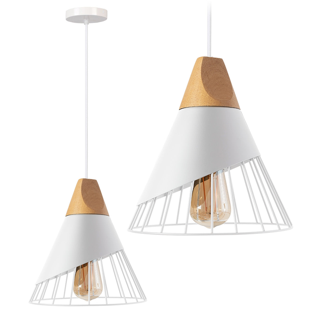 Lampa Sufitowa Wisząca Skandynawska Metal APP226-1CP  1