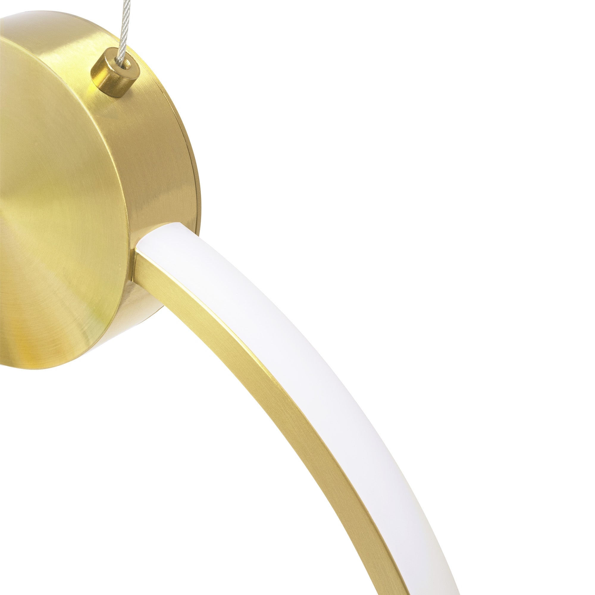 LAMPA SUFITOWA WISZĄCA LED APP1396-CP GOLD 40cm  4