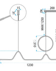 Lampa Wisząca Led Lhj022-cp 120 Cm Złota  14