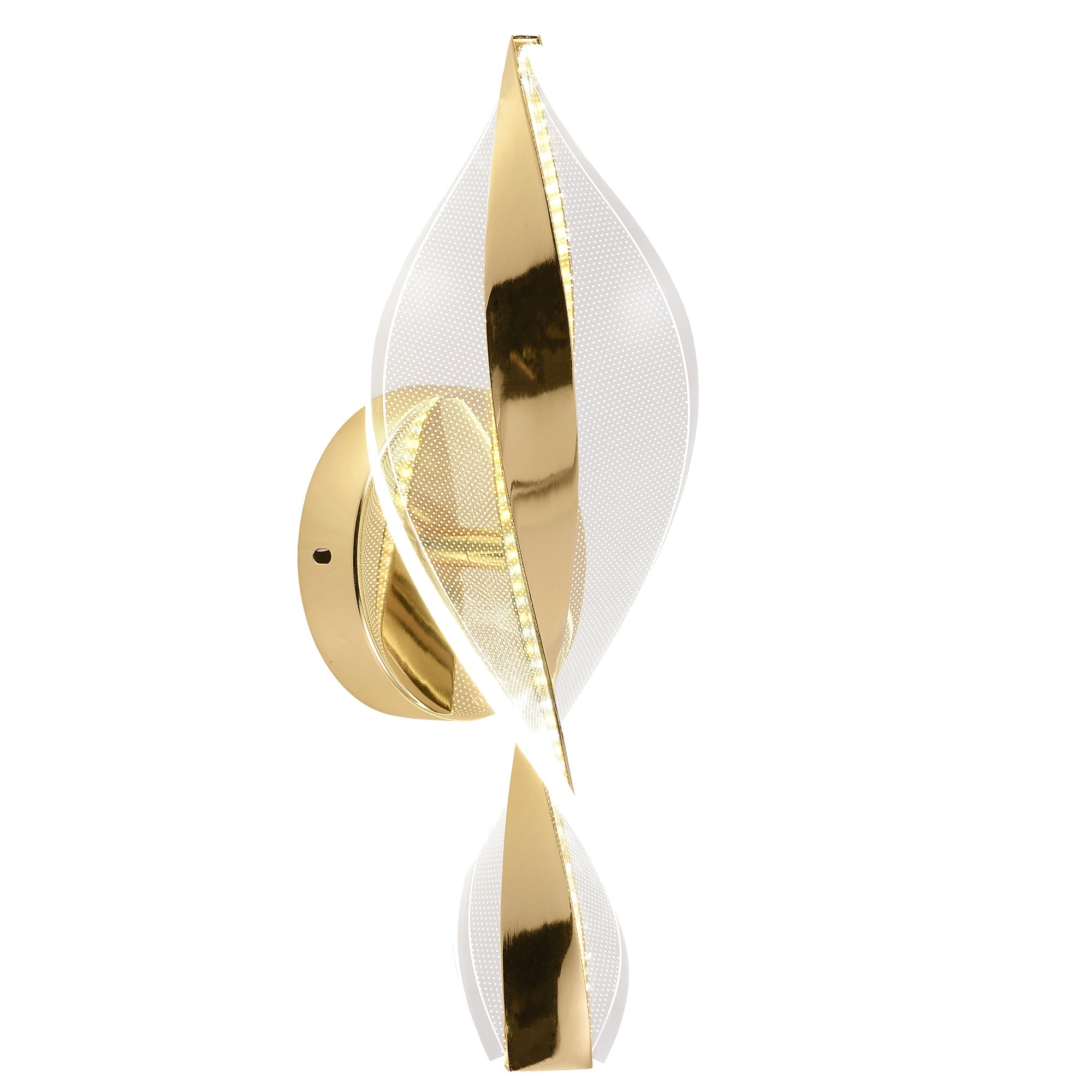 Kinkiet Led G031-w Złoty  1