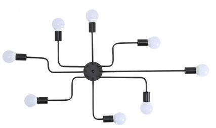 Lampa sufitowa/ścienna pająk Agaro 8