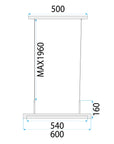 Lampa Led Wisząca Drewno App1530-cp  6