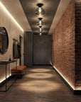 Lampa sufitowa lustrzana  APP1303-1C Czarna  3