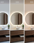 Lustro ścienne LED 100cm Fabio  3