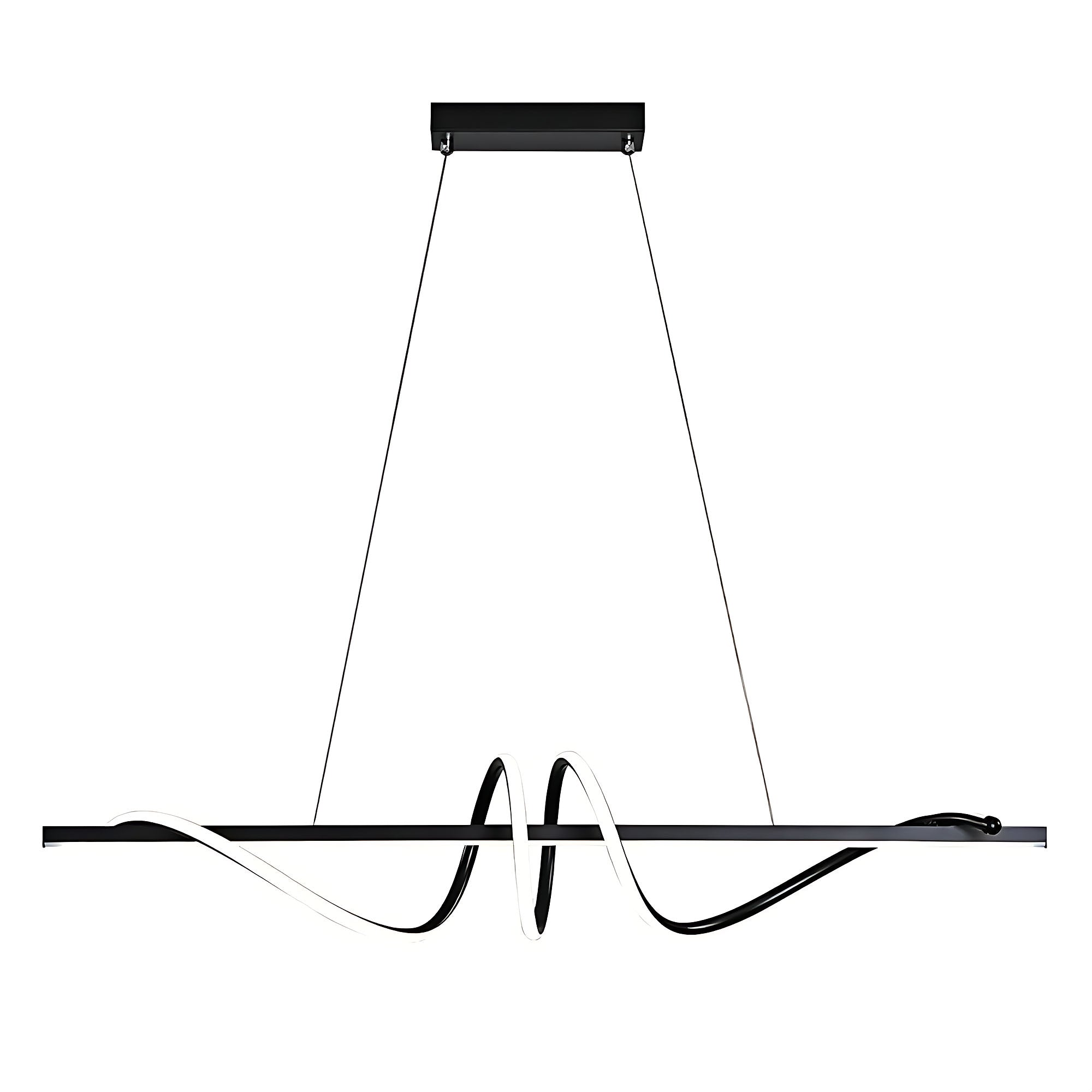 Lampa Wisząca Led Lhj023-cp 120 Cm Czarna  1