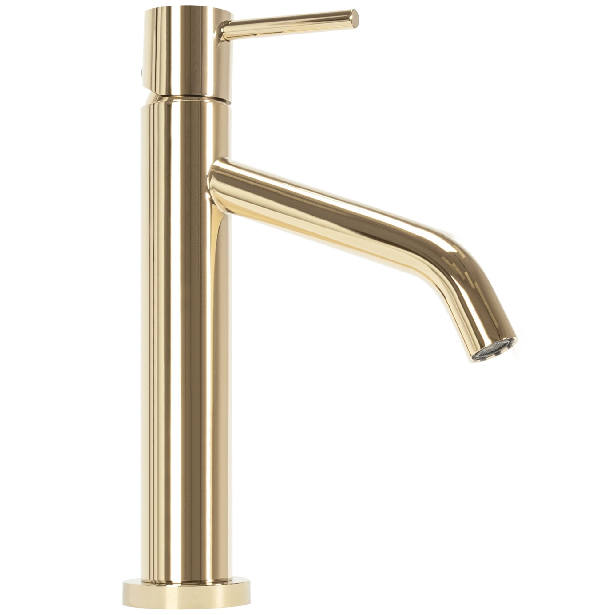 Bateria Umywalkowa REA LEVEL Złota Niska Gold