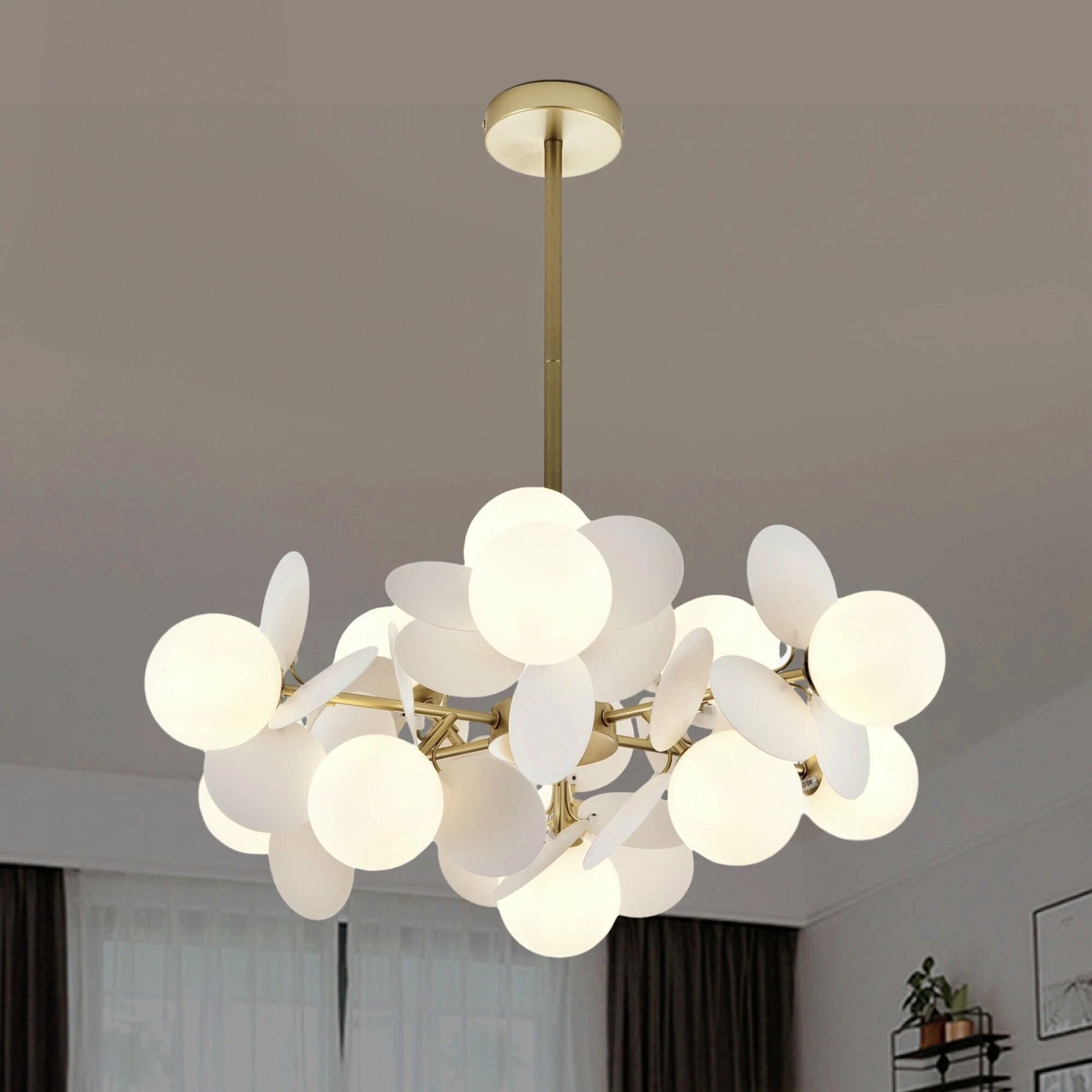 Lampa Sufitowa Wisząca Złota APP1565-12  9
