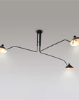 Lampa sufitowa 3 ramienna APP569-3C Czarna
