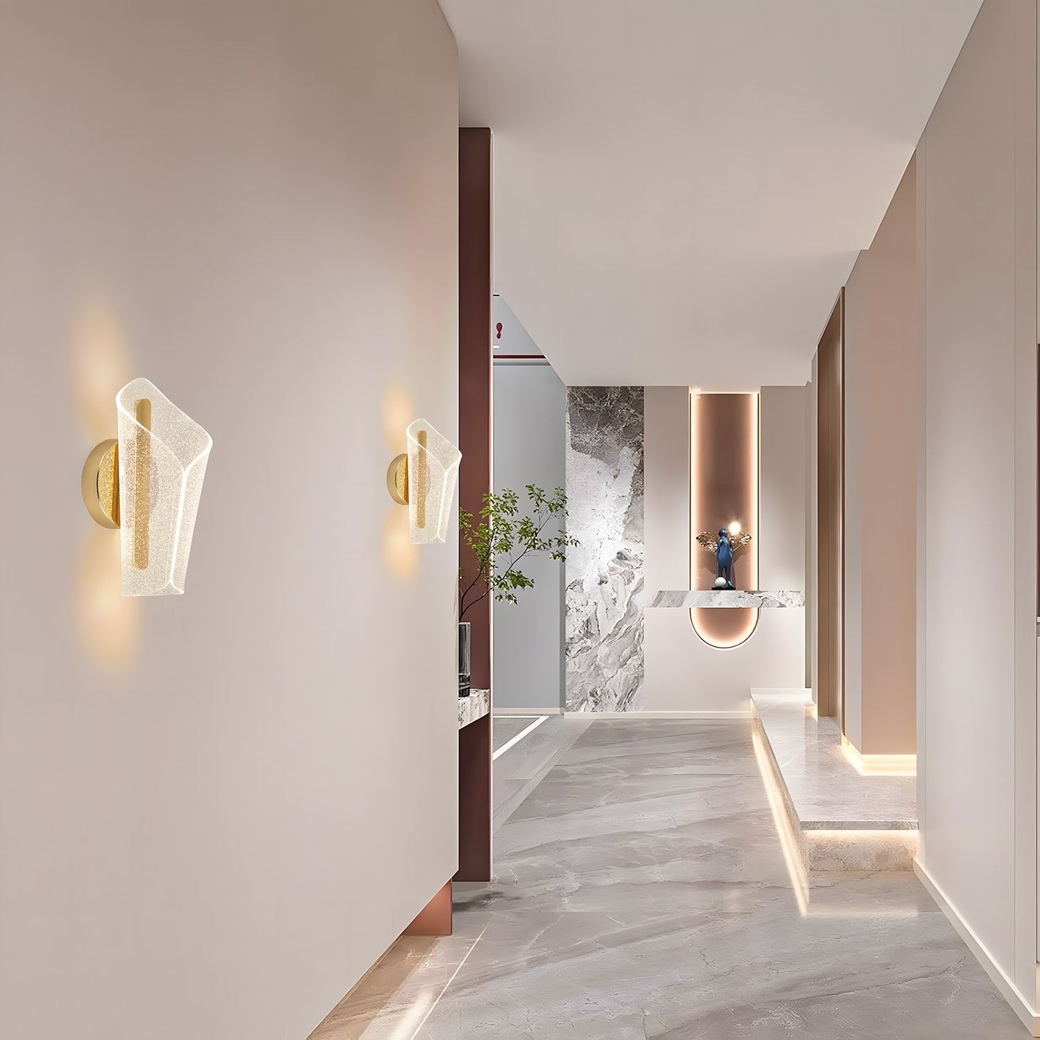 Kinkiet Led G030-w Złoty  5