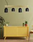 Lampa Wisząca APP1031-4CP Czarna  4