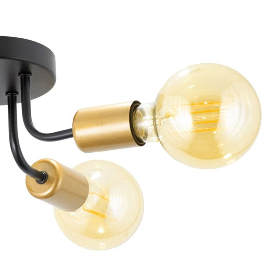 Lampa Wisząca APP1118-5C Czarno Złota