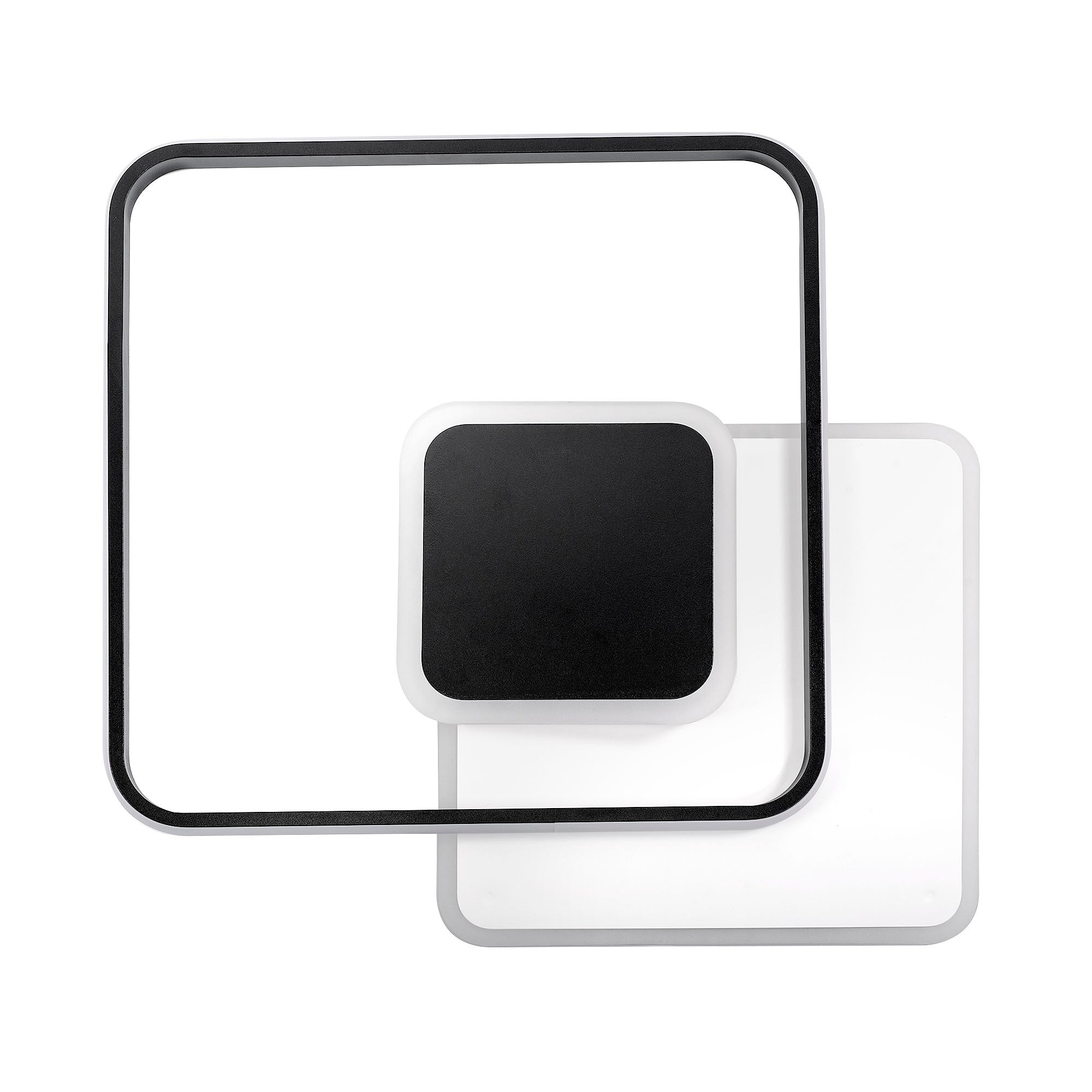 Lampa Sufitowa Lhj079-c Plafon Led Czarna  1
