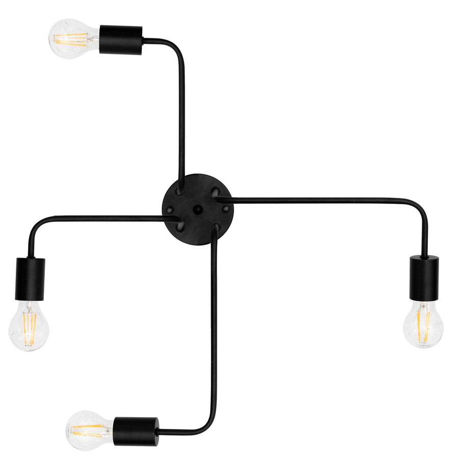 Lampa sufitowa/ścienna pająk Agaro 4