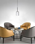 Lampa Sufitowa Wisząca Szklany Klosz APP1703-1CP Grey C  3