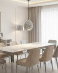 Lampa wisząca szklana APP564-1CP CHROM  5
