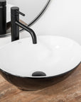 Zestaw Sofia black white + bateria wysoka Lungo black+ korek uniwersalny czarny matowy