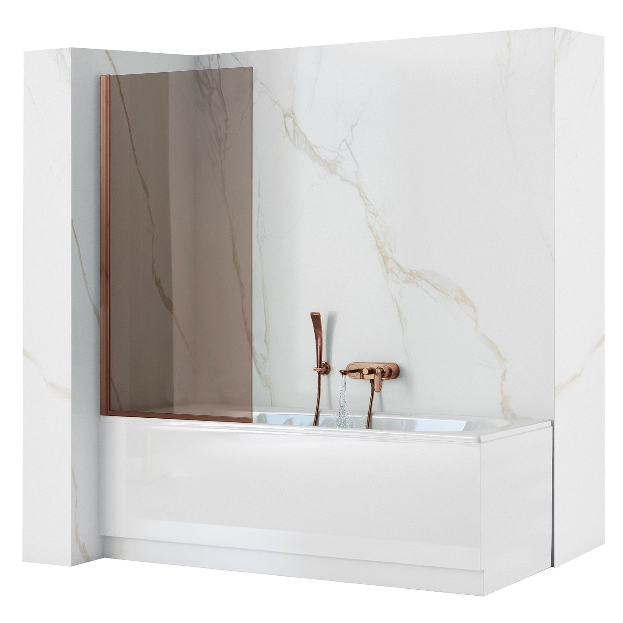 Parawan Rea Elegant Miedź Szczotkowana 80 Nawannowy  1