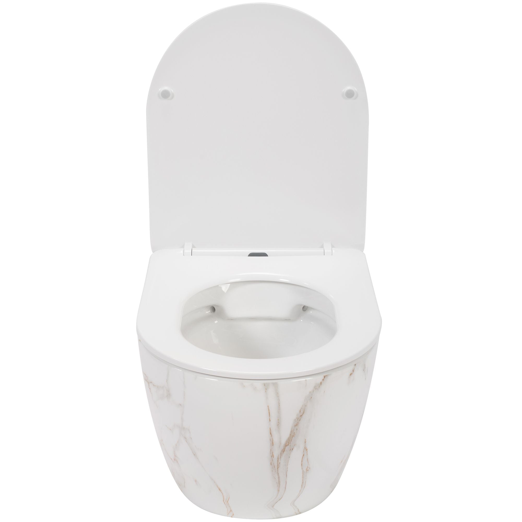 Misa WC podwieszana Carlos Rimless Flat Aiax Shiny