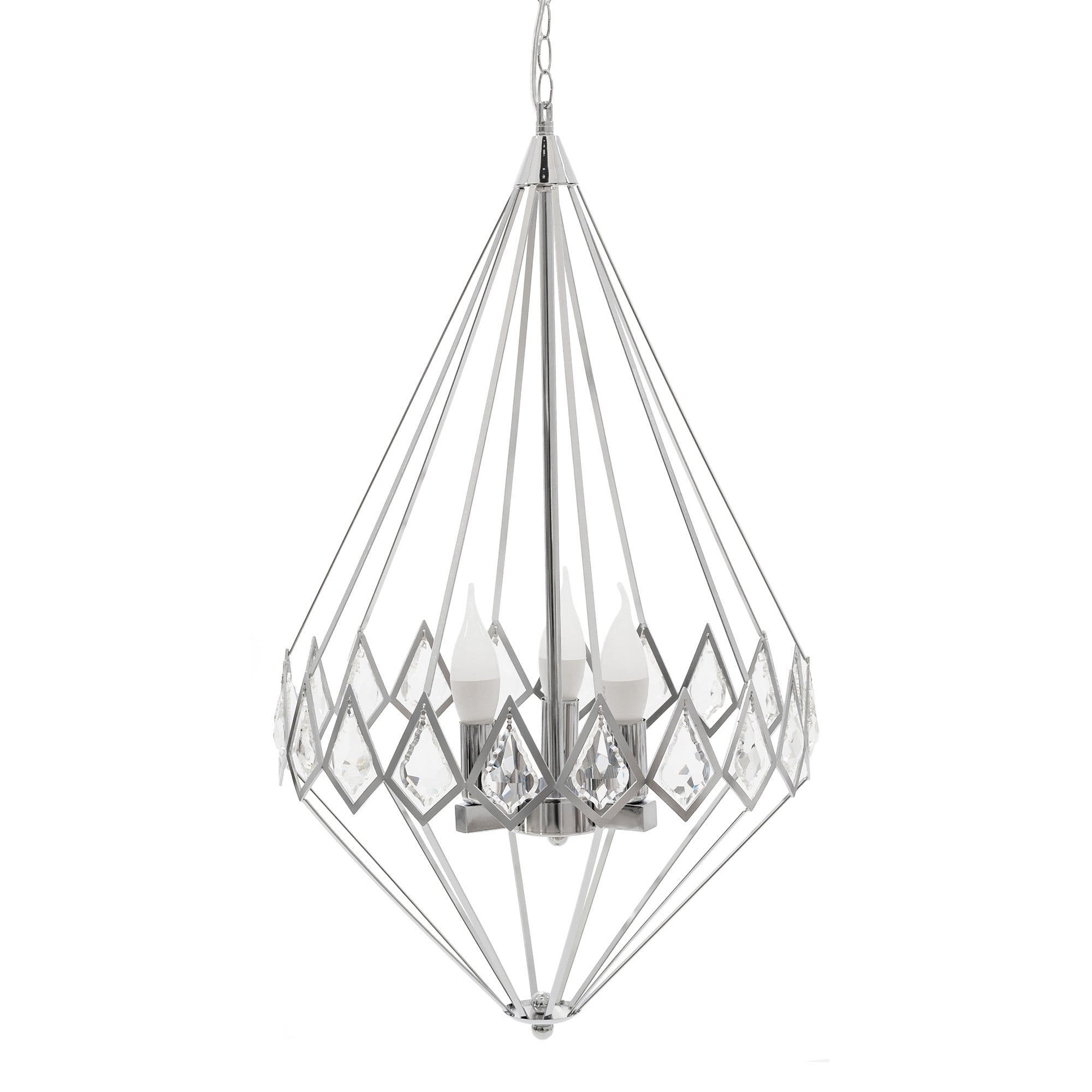 LAMPA WISZĄCA KRYSZTAŁOWA DIAMENT APP767-3CP  3