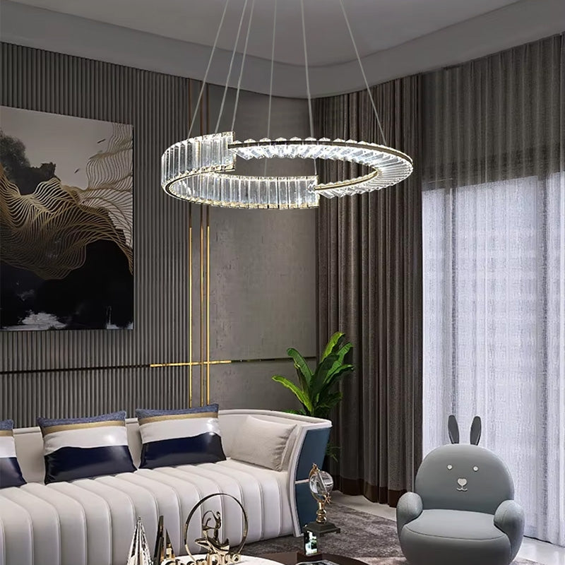 LAMPA WISZĄCA LED APP1528-CP60 GOLD  6