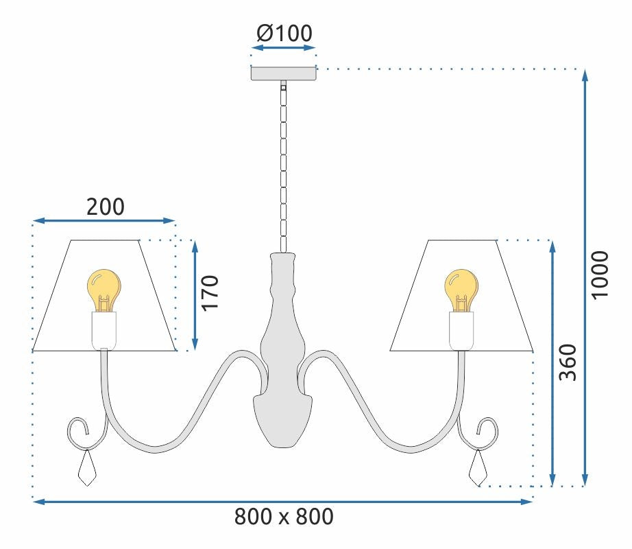 Lampa APP991-4CP  7