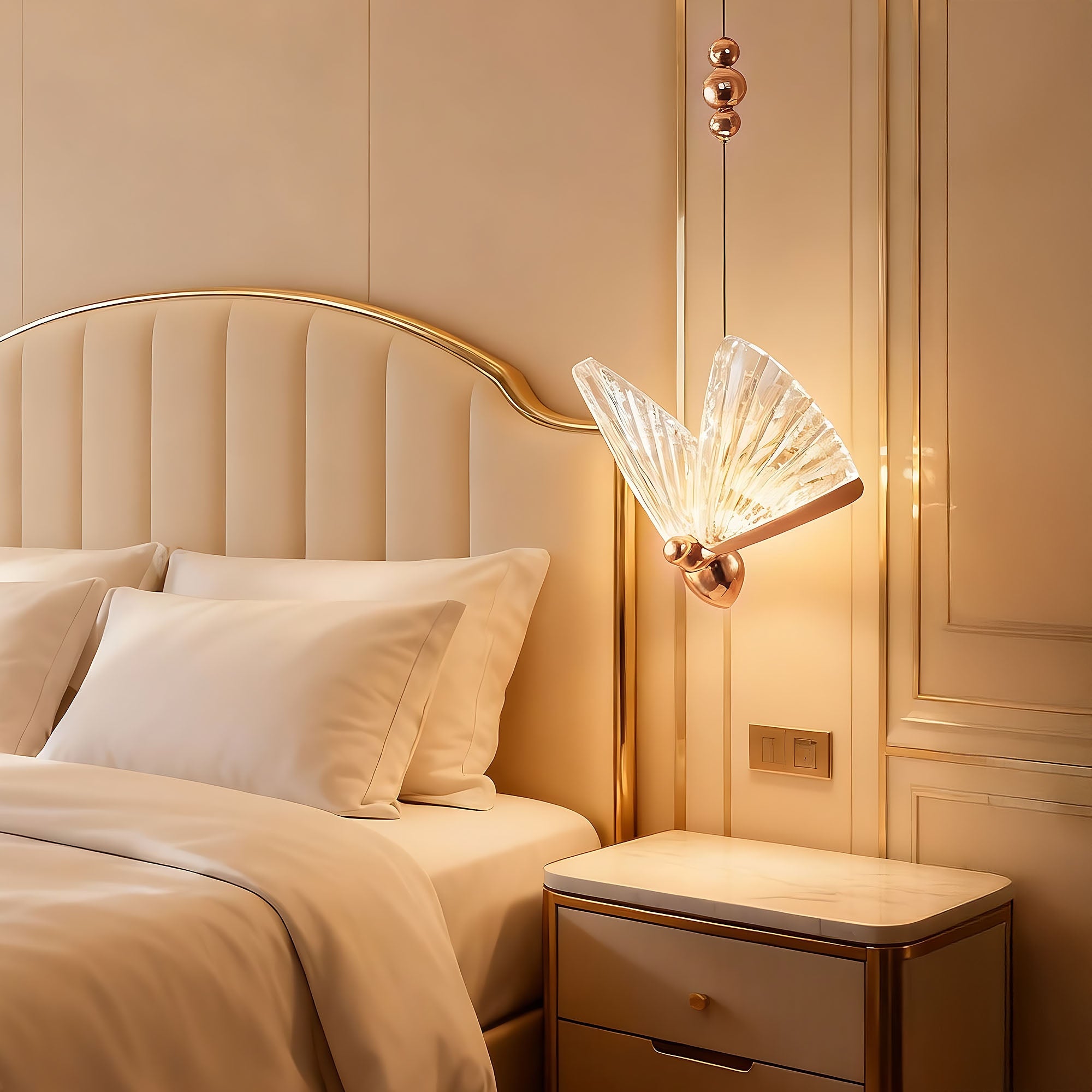 Lampa Wisząca Led Lhj105-1cp Złota  12
