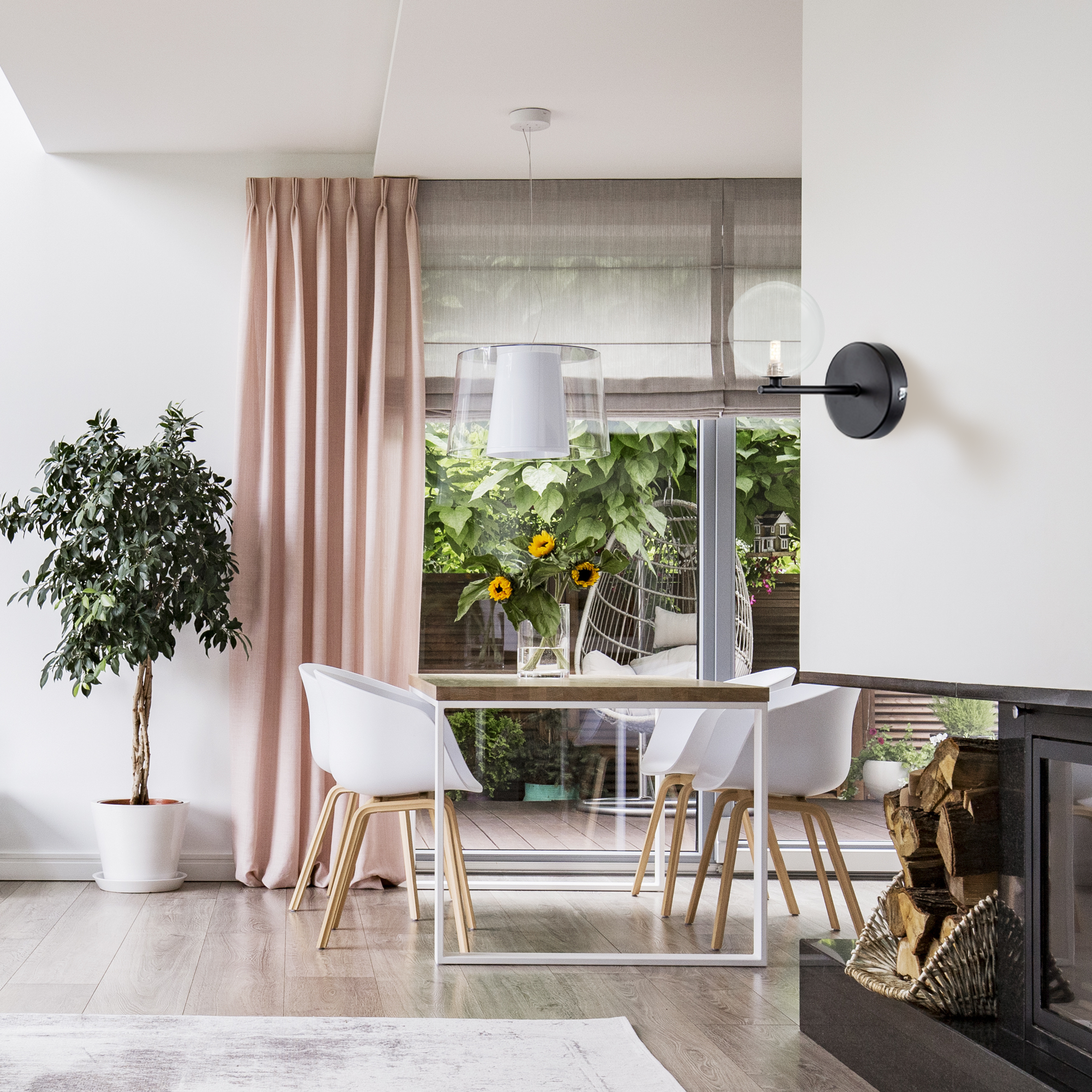 LAMPA ŚCIENNA KINKIET APP1160-1W  Czarny  4
