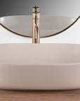Umywalka nablatowa Rea CLEO 61 BEIGE MATT