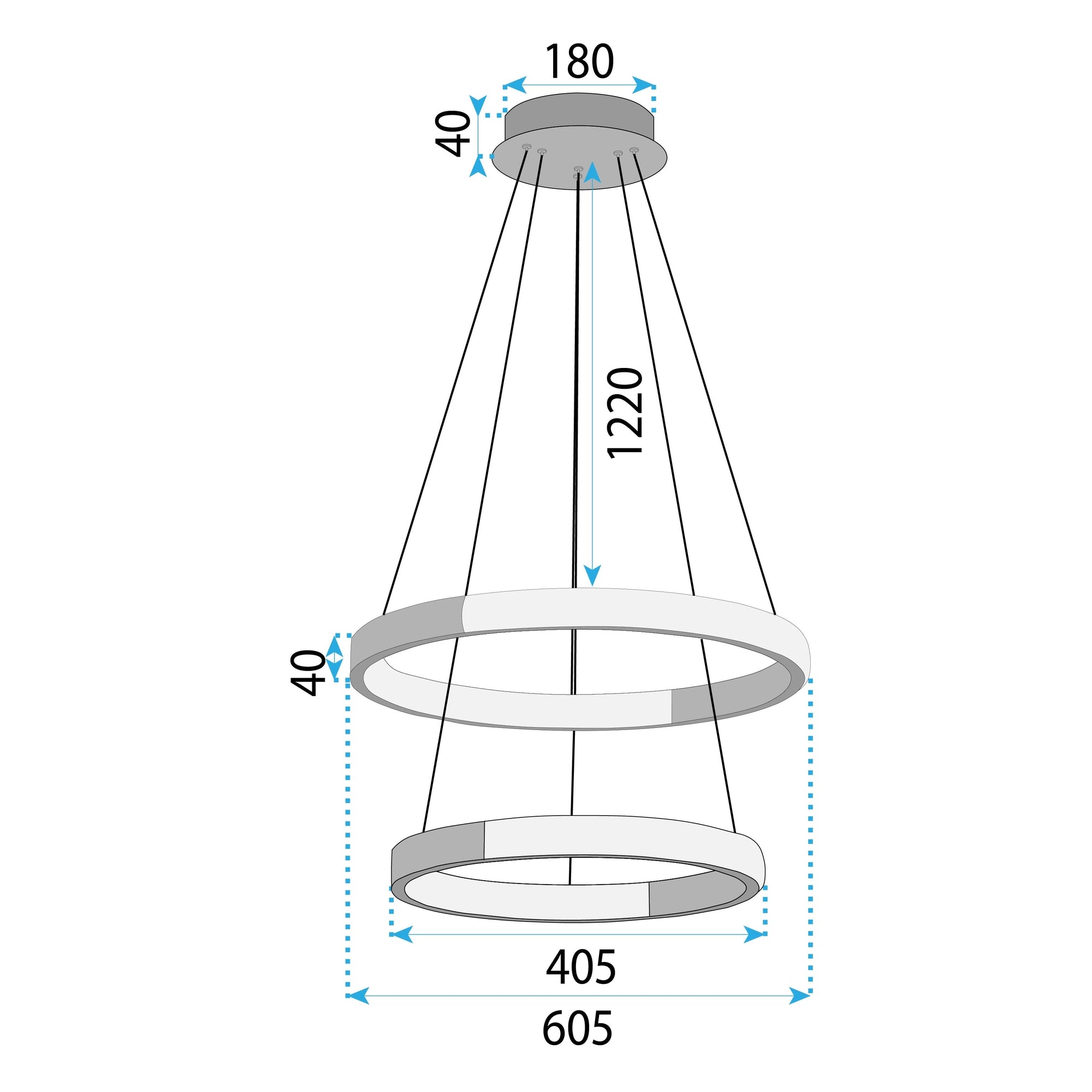 Lampa Sufitowa Wisząca Kryształowa Led Lhj044-cp2 Złota  5