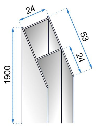 Adapter poszerzający do kabin i drzwi K7512