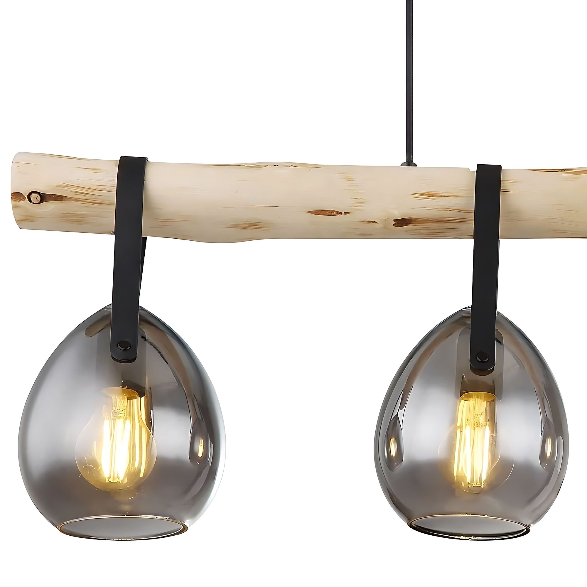 Lampa Wisząca APP1775-4CP Wood Grey  4