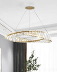 KRYSZTAŁOWA LAMPA SUFITOWA LED APP1201-CP