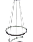 LAMPA KRYSZTAŁOWA WISZĄCA RING LED APP773-2CP