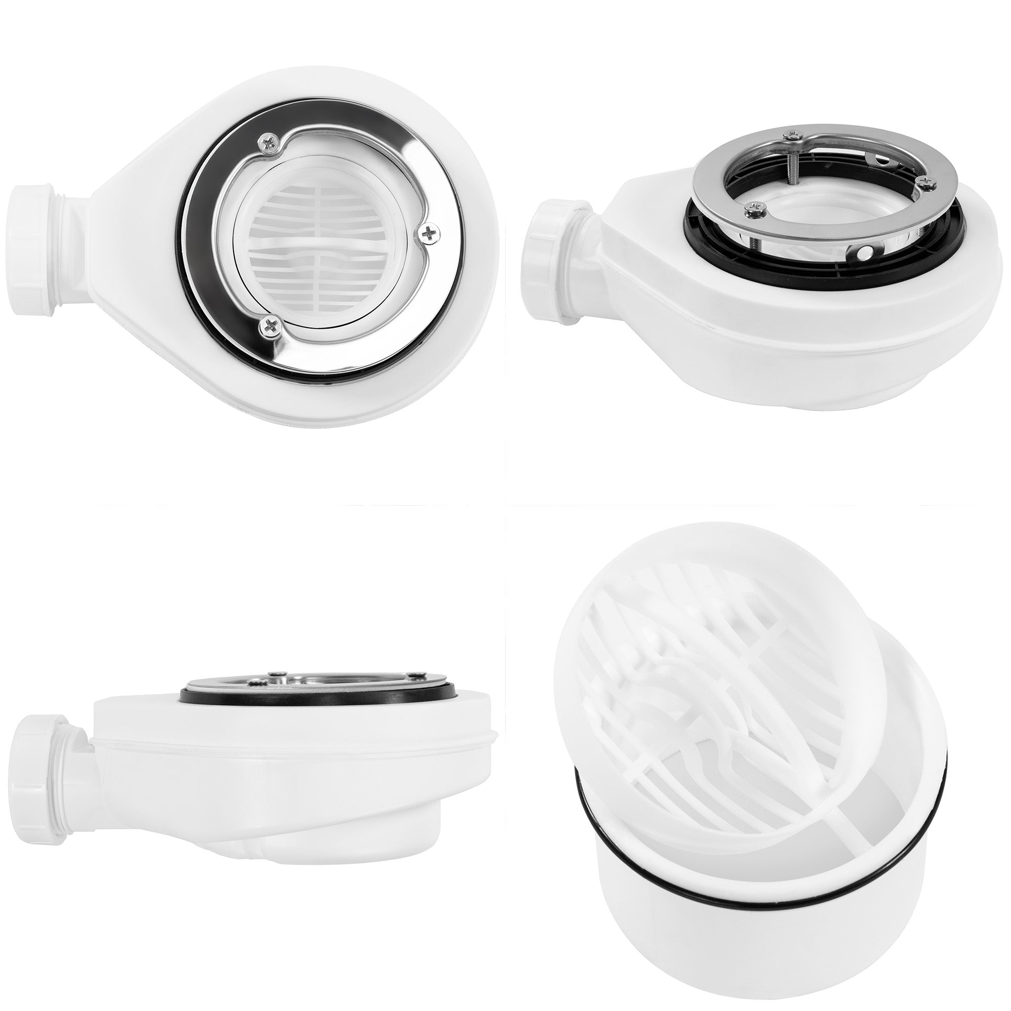 Brodzik Prysznicowy Bazalt White 80x120  7