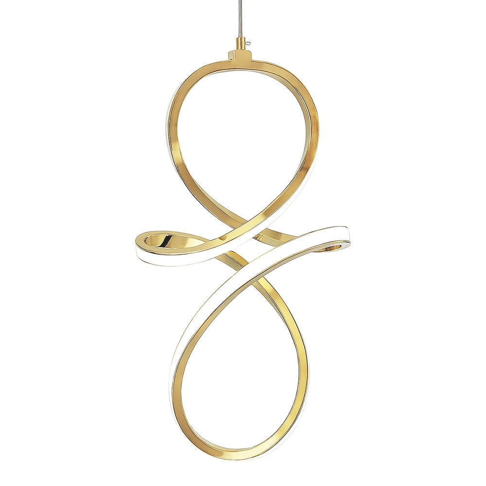 Lampa Wisząca Led Lhj091-1cp Gold  4