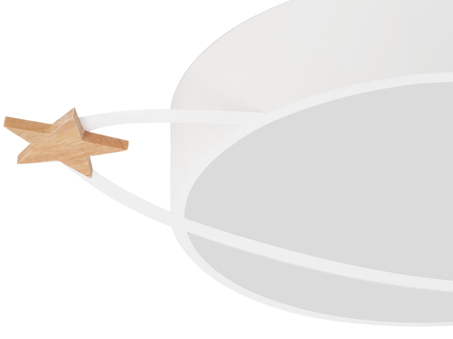 Lampa Plafon Moon APP867-C Biała