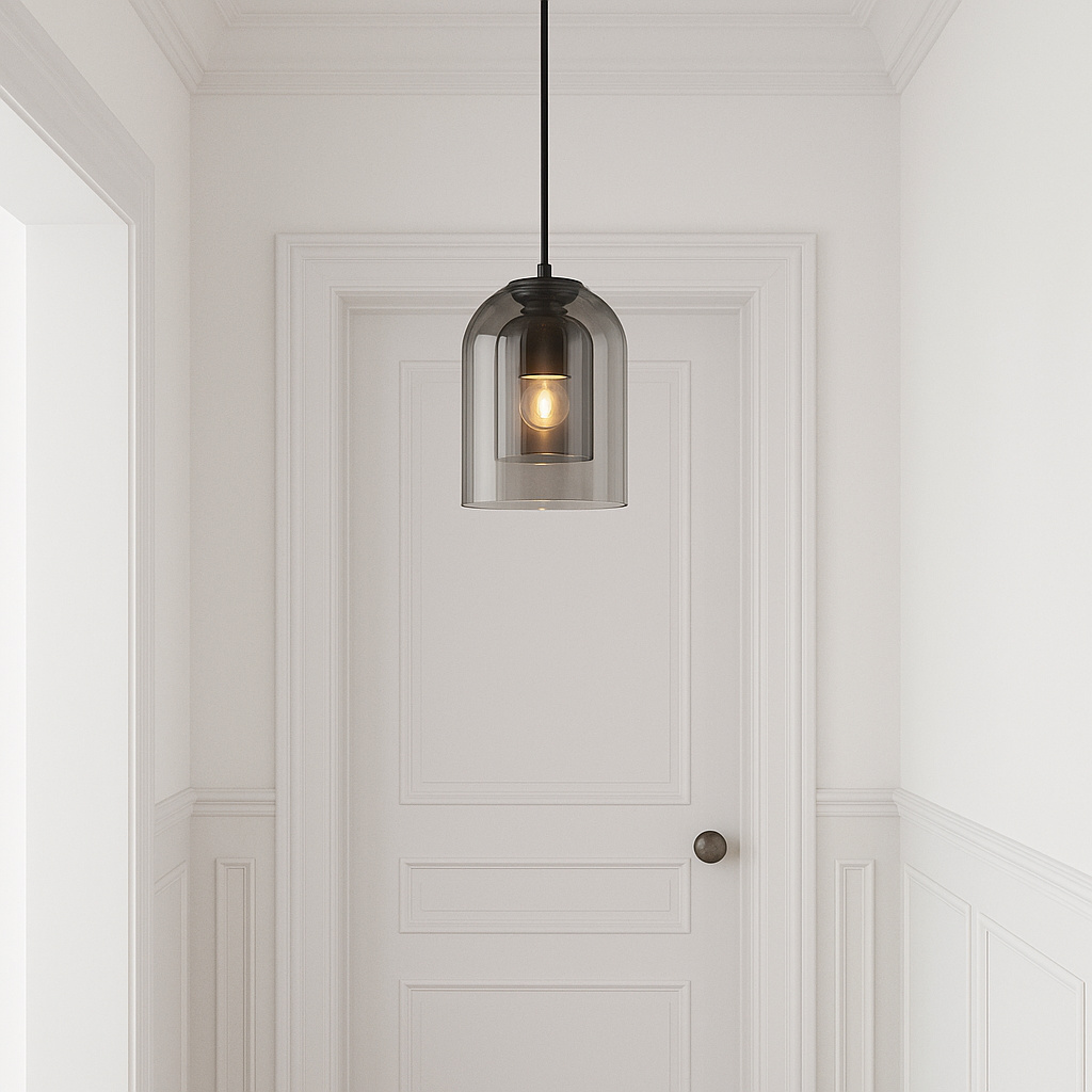 Lampa Wisząca APP1705-1PC Szara  3