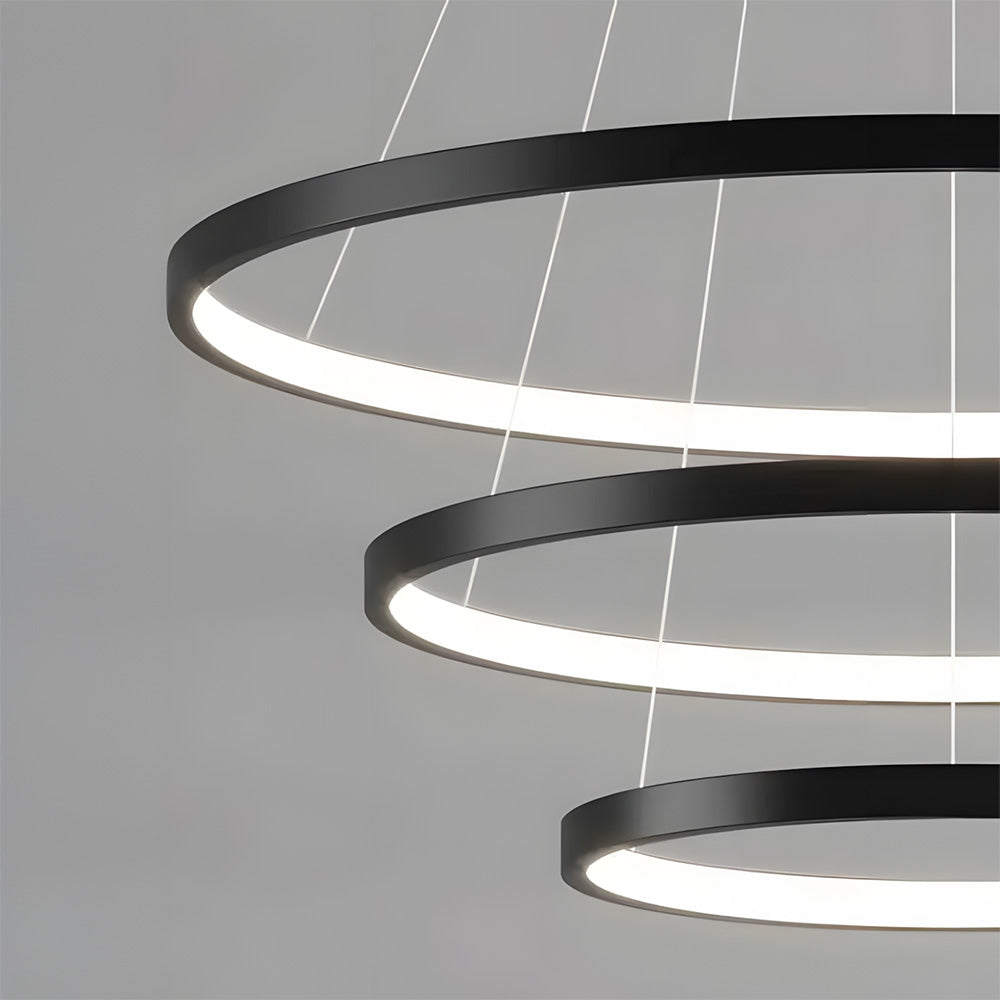 Lampa Sufitowa Wisząca Led Lhj013-cp3 Czarna  5