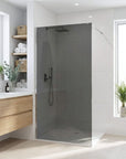 Kabina prysznicowa Walk-In Rea Flexi Grey / Chrome 100  1