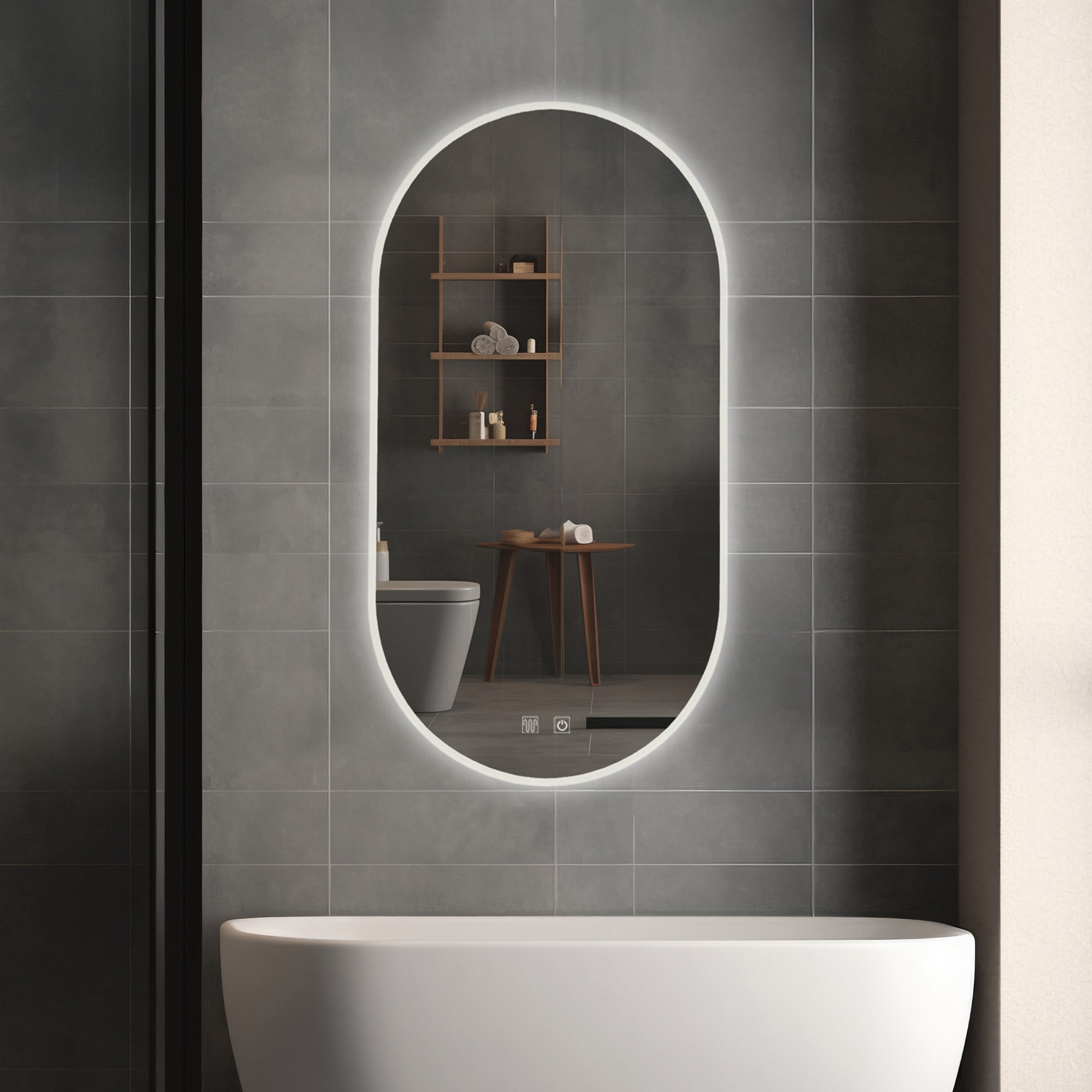 LUSTRO ŚCIENNE LED EGJ 50x90 cm  4