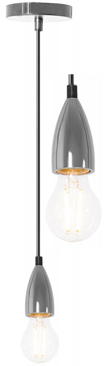 Lampa Sufitowa Wisząca Oprawka APP358-1CP Chrom  1